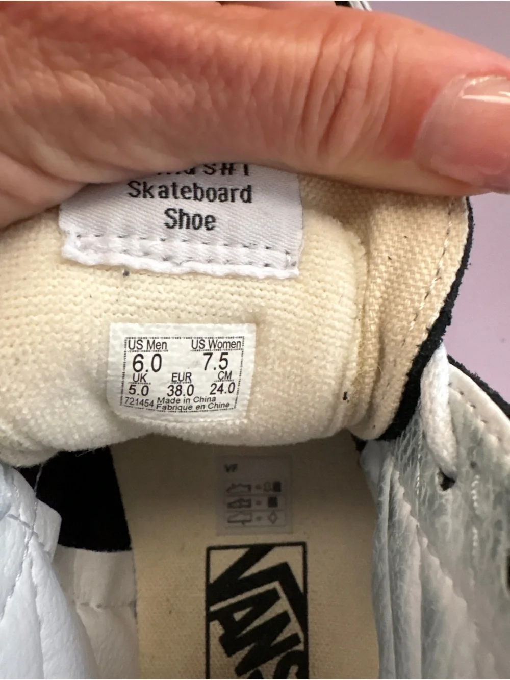Vans High Top Skateboard Shoes